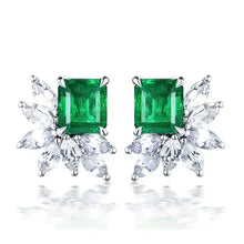2026 New Style Fashion Green Crystal Pendant Earrings for Women's Engagement Party Accessories with Noble  Unique Jewelry