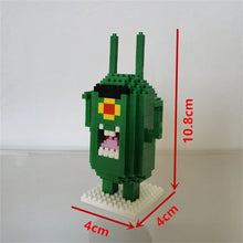 Cute building blocks  small particle assembly building blocks toy DIY building blocks children's toy model educational graphic
