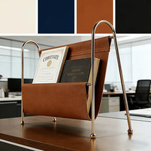 Home Office Desktop Storage Holder Organizer Home Modern Gold Metal Frame Desktop Organizer for Small Accessories Home Storage
