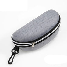 Protective Hard Shell Glasses Case Portable Zipper Storage Box With Carabiner Clip Fits Sunglasses Eyeglasses Reading Travel