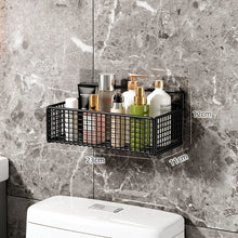 Bathroom Organiser Multifunctional Toiletries Organiser No-Punch Bathroom Shelf Bathroom Kitchen Wall Mount Storage Rack