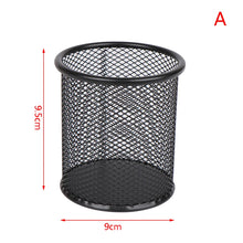 Desk Stationery Organizer Creative Metal Pen Holder Pencil File Storage Rack Storage Box Office Accessories Desktop Ornament