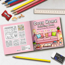 Cozy Home Coloring Book for Adults - Bold Easy Hygge & Interior Patterns, Stress Relief Art Therapy Drawing Book for Home Lovers