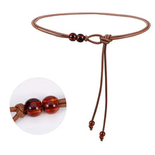 New Retro Women's New Chinese Style Waist Rope Aassembly Dress Waist Chain Leather Rope Belt Gift Wholesale