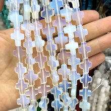 Natural Stone 12X16MM Cross Shape India Agate Jade Spacer Beads For Jewelry Making DIY Bracelet Necklace Earring Handmade