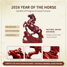 2026 Zodiac-Horse Statue Chinese New Year Decoration Auspicious Horse-Symbol Spring Festival Present Cultural Charm