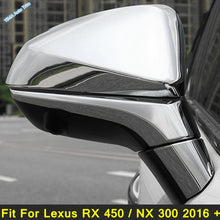 Car Side Rearview Mirror Covers Wing Cap Glossy Black Trim Fit For Lexus RX 450 / NX 300 2016 - 2025 Decoration Accessories