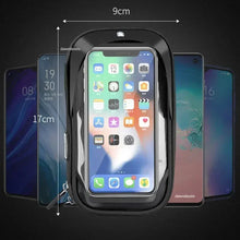 6.4 inch Waterproof Bicycle Phone Holder Stand Motorcycle Handlebar Mount Bag Cases Universal Bike Scooter Cell Phone Bracket