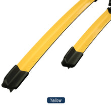 For Seat Leon 1M MK1 1P MK2 5F MK3 KL MK4 2000-2023 2019 2020 2021 2022 2pcs Front Windshield Windscreen Wiper Blades Red Blue