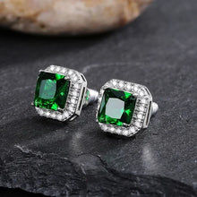 2026 New Style Fashion Green Crystal Pendant Earrings for Women's Engagement Party Accessories with Noble  Unique Jewelry