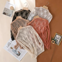 Women's Mesh T-Shirts Long Sleeve Transparent Lace Blouse Sheer See through Top Bottoming Shirt Crop Body Tee