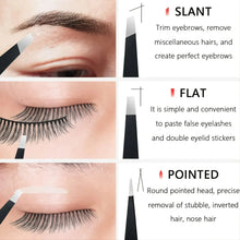 Tweezers Set 3-4pcs Premium Stainless Steel Eyebrow Precision Sharp Tip Tweezers for Body Ingrown and Facial Hair Removal
