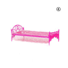 Dollhouse Furniture Creative Miniature Furniture Wardrobe/Bed/Shoe Rack/Bathtub/Swing For Doll Living Room Decor Accessories