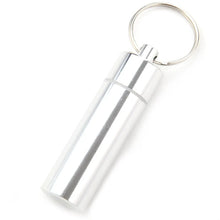Aluminum Alloy Cotton Signifier Waterproof Sealed Metal Medicine Jar Box Creative Portable Carry On Keychain Toothpick Box