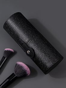 17 Makeup Tools Set 12 Face Makeup Brush Set with Makeup Egg Triangle Powder Puff Makeup Brush Storage Bucket Makeup Tools