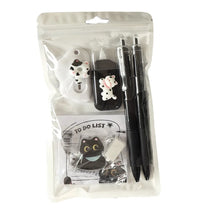 Themed School Supplies Kit Themed Black Stationery Set Creative Stationery Set Cartoon Cartoon Stationery Set For Craft Daily