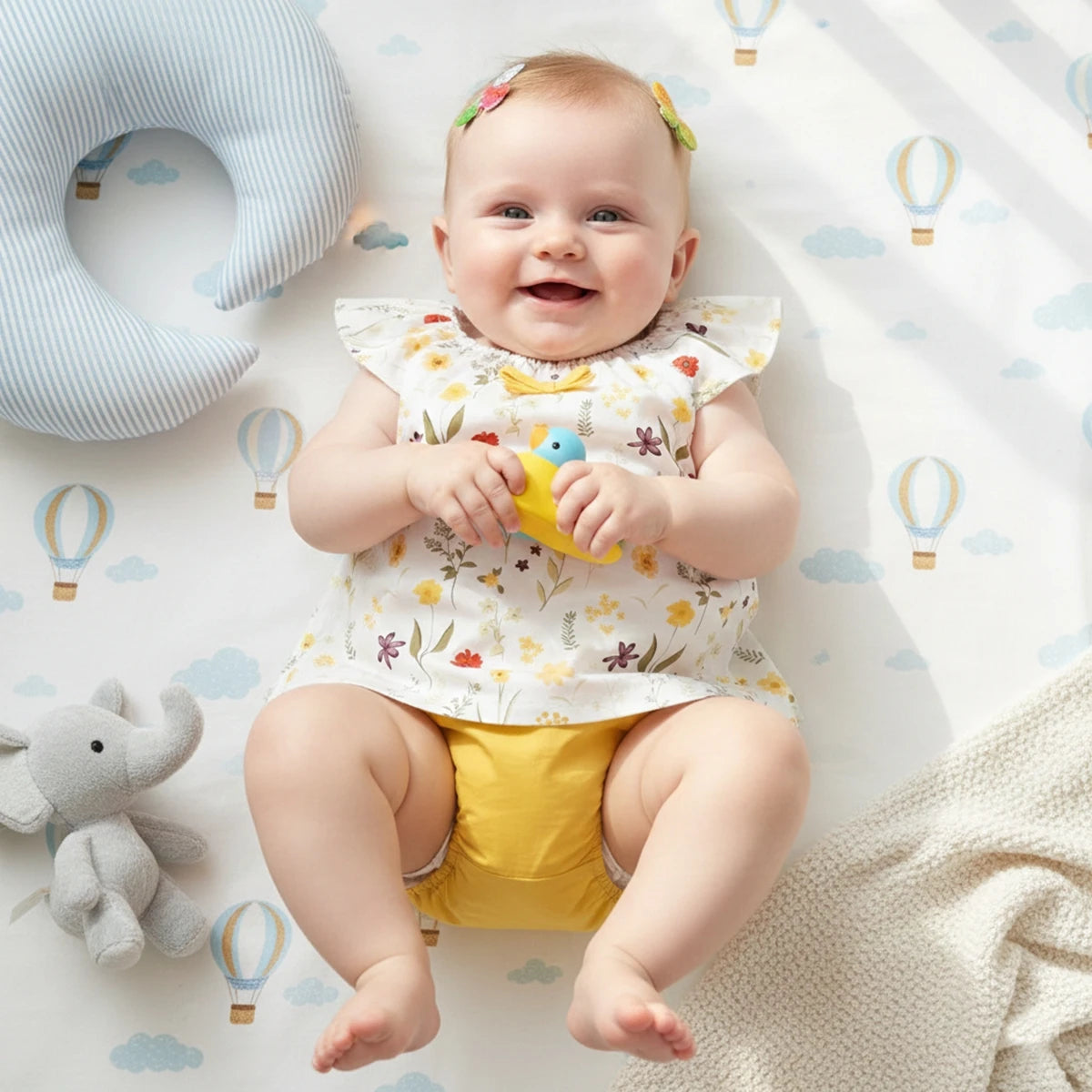 Summer Cotton Flower Baby Clothes Sets Tops + Bottoms 2pcs Casual Infants Outfits Sets