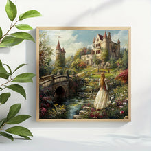 1 Set of 40x40cm-15.7x15.7-inch 50x50cm-19.7x19.7inch 11CT/14CT Printed Fabric Cross Stitch DIY Kit, Large Size, Gift Set