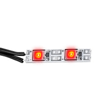 TRINOOD 2/3/4 LEDs Red White Green Blue Light Lamps Bar Controller for 1/10 Axial SCX10 TRX4 RC Car Drift Crawler body lights