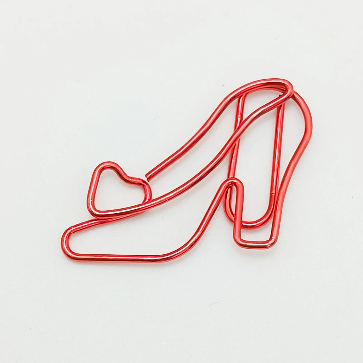 Creative High-heeled Shoes Paper Clips Office Kawaii Stationery Clips Metal Paper Clip Stationery Accessories Office Accessories