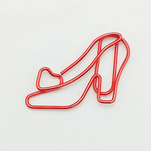 Creative High-heeled Shoes Paper Clips Office Kawaii Stationery Clips Metal Paper Clip Stationery Accessories Office Accessories