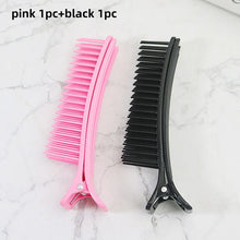 Hair Sectioning Clips With Comb Professional Barber Hair Grip Clamps For Dyeing Perm Styling Hair Accessories