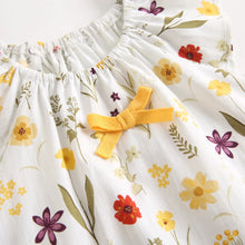 Summer Cotton Flower Baby Clothes Sets Tops + Bottoms 2pcs Casual Infants Outfits Sets