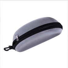 Protective Hard Shell Glasses Case Portable Zipper Storage Box With Carabiner Clip Fits Sunglasses Eyeglasses Reading Travel