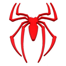 1Pc Universal Metal 3D Spider Emblem Red Logo Car Body Side Sticker Spider Truck Badge Auto Decal Accessories