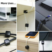 6Pcs Magnetic Cable Clips Cord Organizer Desktop Cable Management Accessories Self-adhesive USB Charging Line Holder For Office