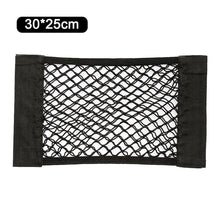 Car Back Rear Trunk Storage Net Pocket Trunk Seat Back Bag Elastic Storage Bag Auto Organizer Net Universal Storage Bag
