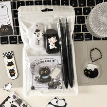 Themed School Supplies Kit Themed Black Stationery Set Creative Stationery Set Cartoon Cartoon Stationery Set For Craft Daily