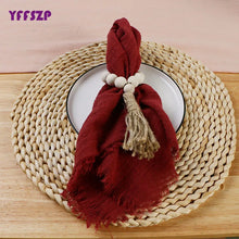 Factory Direct Cloth Napkins Set of 48 Gauze Crepe Cotton Fabric 42x42cm Dinner Tea Towel Kitchen Wedding Table Easter Decor