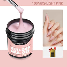 Nailpop 30/100g Builder Nail Gel Milky Smooth Large Capacity Nail Extension Acrylic UV/LED Gel Suitable DIY Nail Art Salon DIY