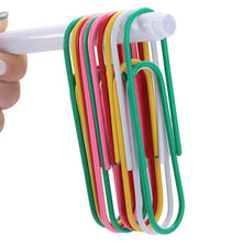10 Pcs Stationary Accessories 10cm Paper Clip Metal Colored Bookmark Creative Alloy Filing Paper Clips Student