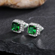 2026 New Style Fashion Green Crystal Pendant Earrings for Women's Engagement Party Accessories with Noble  Unique Jewelry