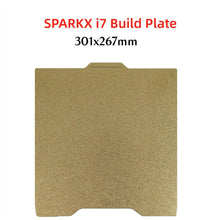 SPARKX I7 Build Plate Double Sided Textured PEI And Smooth PET Sheet For Creality SPARKX I7 301x267mm Flexible Spring Steel Bed