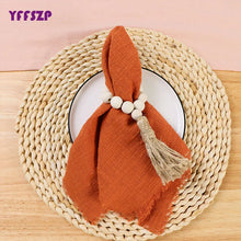 Factory Direct Cloth Napkins Set of 48 Gauze Crepe Cotton Fabric 42x42cm Dinner Tea Towel Kitchen Wedding Table Easter Decor