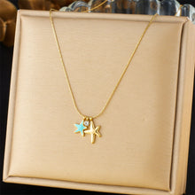 LAMENGLY 316L Stainless Steel Simple Style Bowknot Heart Pearl Geometry Pendant Necklace For Women Elegant Trend Neck Chain Gift