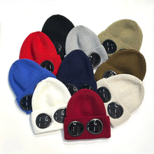 New Winter Warm Beanie Hats Women Men Winter Windproof Glasses Knitted Ski Mask Cap Outdoor Ear Protection Sports Cold Hat