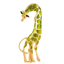 Enamel Large Giraffe Brooches For Women Vivid Animal Design Brooch Pin Luxury High Quality Accessories Spring Style 2022