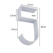 Desk Hook Organizer Anti-Slip Design Sleek Black White for Office Student Desk Organization Bag Storage Utility Hooks