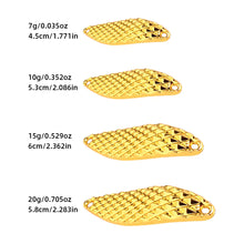 1pcs Fishing Lures Metal Spinner Spoon Artificial Hard Bait Sequin 5g-20g with Feather Treble Single Hook Trout Pike Bass