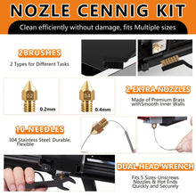 3D Printer Tools Kit, 33pcs 3D Printer Accessories for All FDM/SLA Printers Includes Nozzle Cleaning, Removal Scrapers