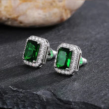 2026 New Style Fashion Green Crystal Pendant Earrings for Women's Engagement Party Accessories with Noble  Unique Jewelry