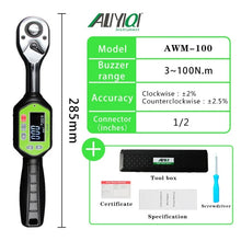 Professional Adjustable Preset MINI Digital Torque Wrench Bicycle Car Repair Tool Torque Spanner   1/4" 3/8" 1/2"