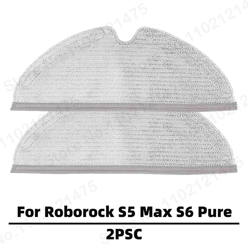 Mop Cloths Rags Accessories For Roborock Q7 MAX S5 Max S6 Pure S6 MaxV S5 S51 S50 S55 Xiaowa E25 E35 New Vacuum Cleaner Parts
