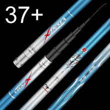 ZZ349 3.6m 4.5m 5.4m 6.3m 7.2m 8m 9m 10m Portable 68cm Packed Short Section 37+ 28+ 19+ Hard Fishing Rod Hi-Carbon Fiber 2 Tips