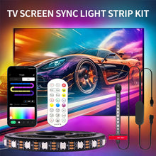 WS2812 Camera Ambient Smart TV LED Backlight TV&PC LED Black Light Color Sync Tuya LED Light For Inch TV PC LED RGB Tape Screen