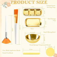 Beauty Facial Mask Applicator Set Stainless Steel Bowls Brushes Sponges Durable Skincare Tools For Spa Salon Home Usage